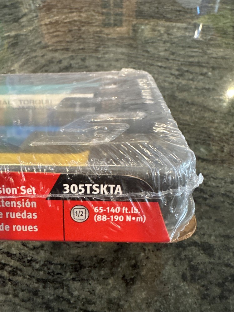 snap on 305TSKTA 5 pc wheel torque extension set new sealed