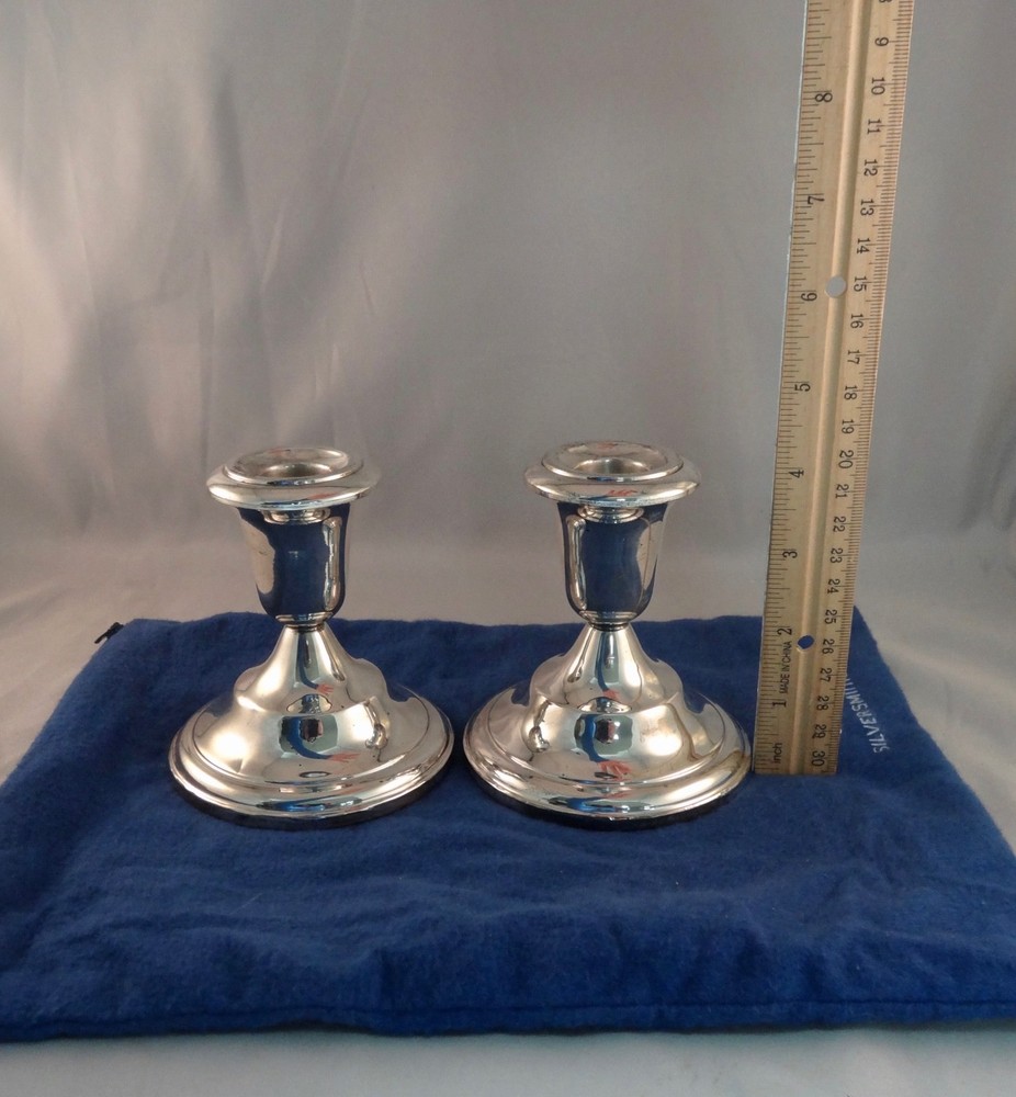 Weighted Sterling Candlesticks (752.5 Grams)