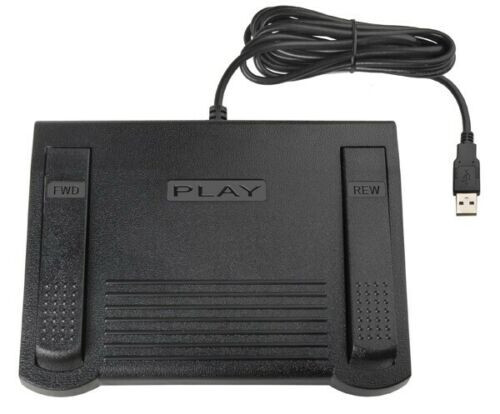 NEW ECS FS-85USB USB Computer Foot Pedal for use with Sony Digital Voice Editor