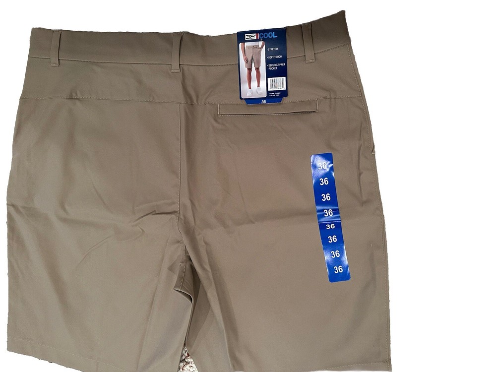 32 Degrees Men's Twill Tech Performance Stretch Soft Touch Short