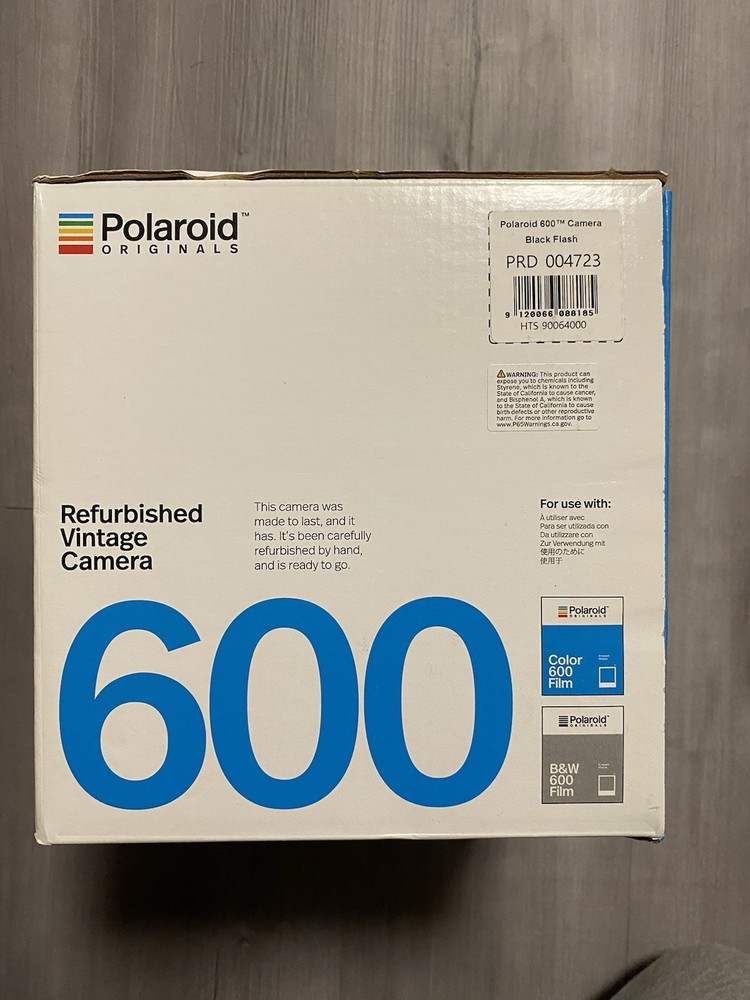 Vintage Polaroid Camera 600 Refurbished