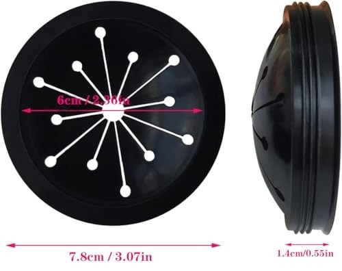 3 Pack 3.1" Garbage Disposal Splash Guard Sink Baffle Universal Drain Plug