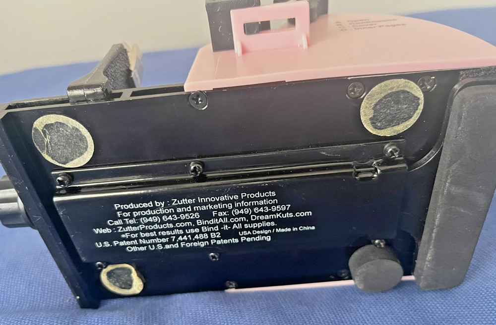 ZUTTER Innovative Products Bind-It-All Personal Binding System Desert Pink