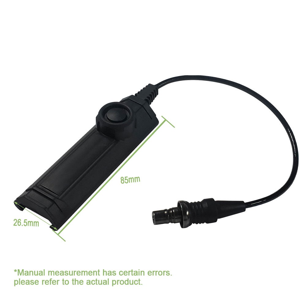 Tactical Flashlight Pressure Switch Flashlight Remote Switch for M300 M600 Light