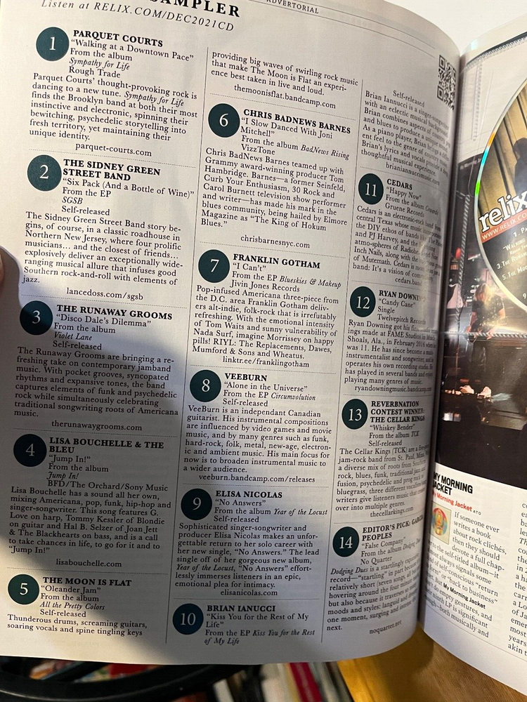 Relix Magazine Issue 316 with Cd Included