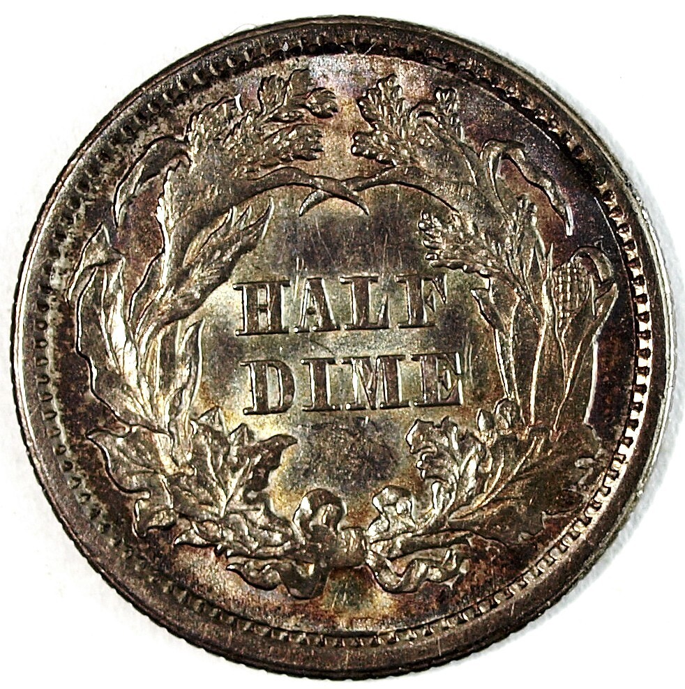 1861 P Seated Liberty Silver Half Dime ☆☆ Great Example ☆☆ Great For Sets 147