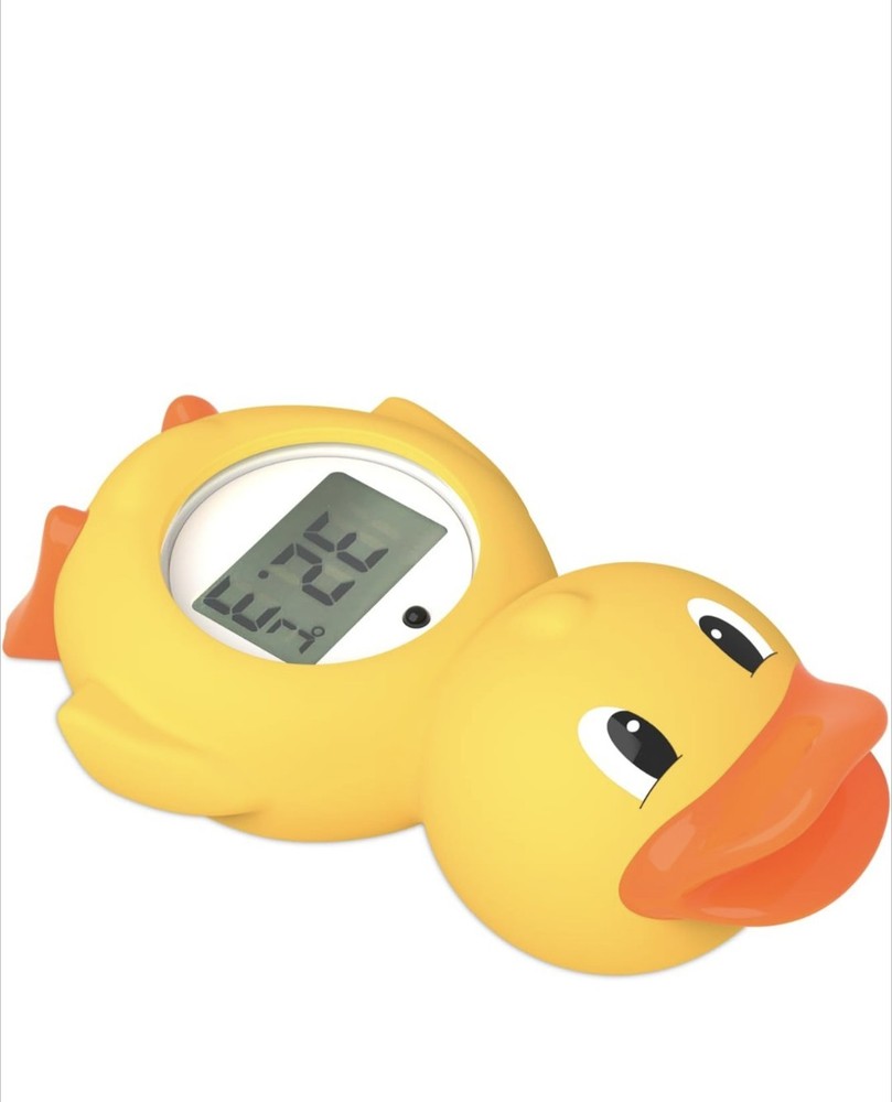 Duck Baby Bath Thermometer with LED Display and Temperature Warning