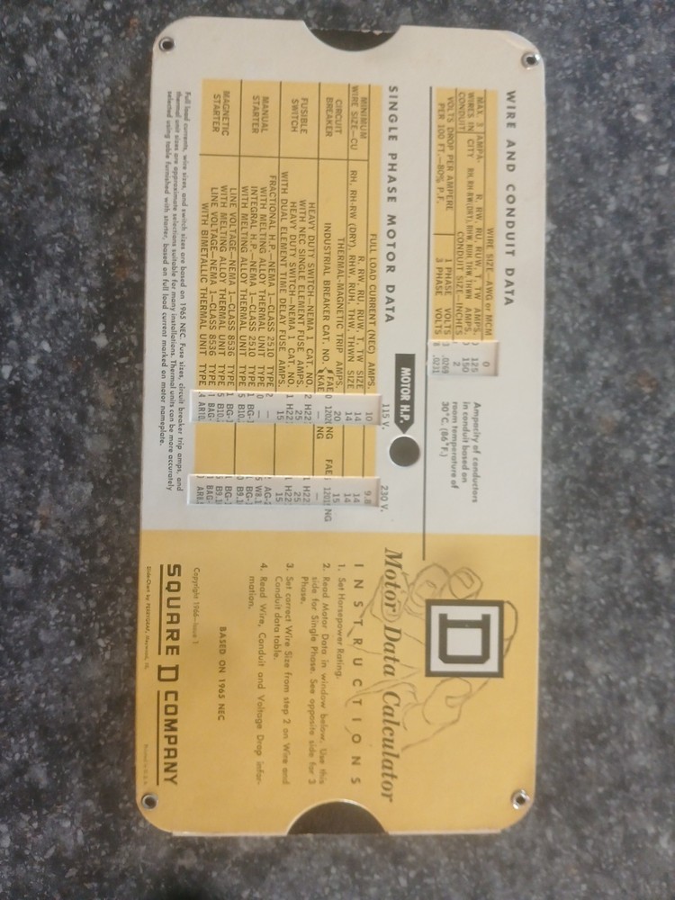 Motor Data Calculator Temperature Corrections Square D Company