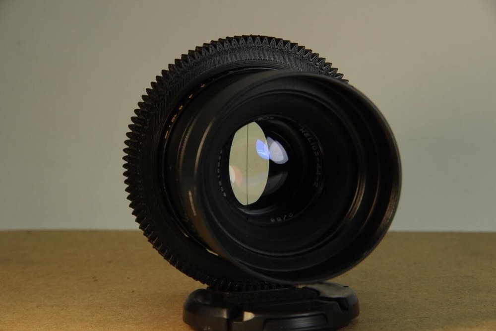 Anamorphic Helios 44-2 2/58 Soviet lens, Cine mod lens M 42/SONY E mount