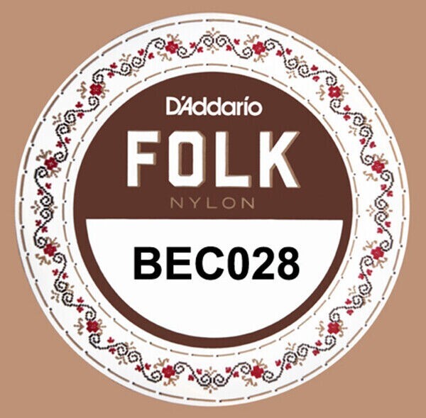 Single Ball-End Clear Nylon .028 First String E Classical Guitar