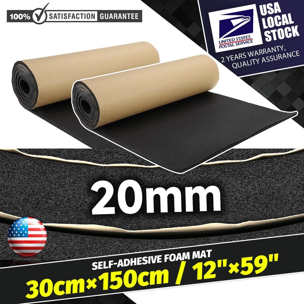 Firewall Car Engine Hood Heat Shield Insulation Deadening Rubber Sheet Mat Pad
