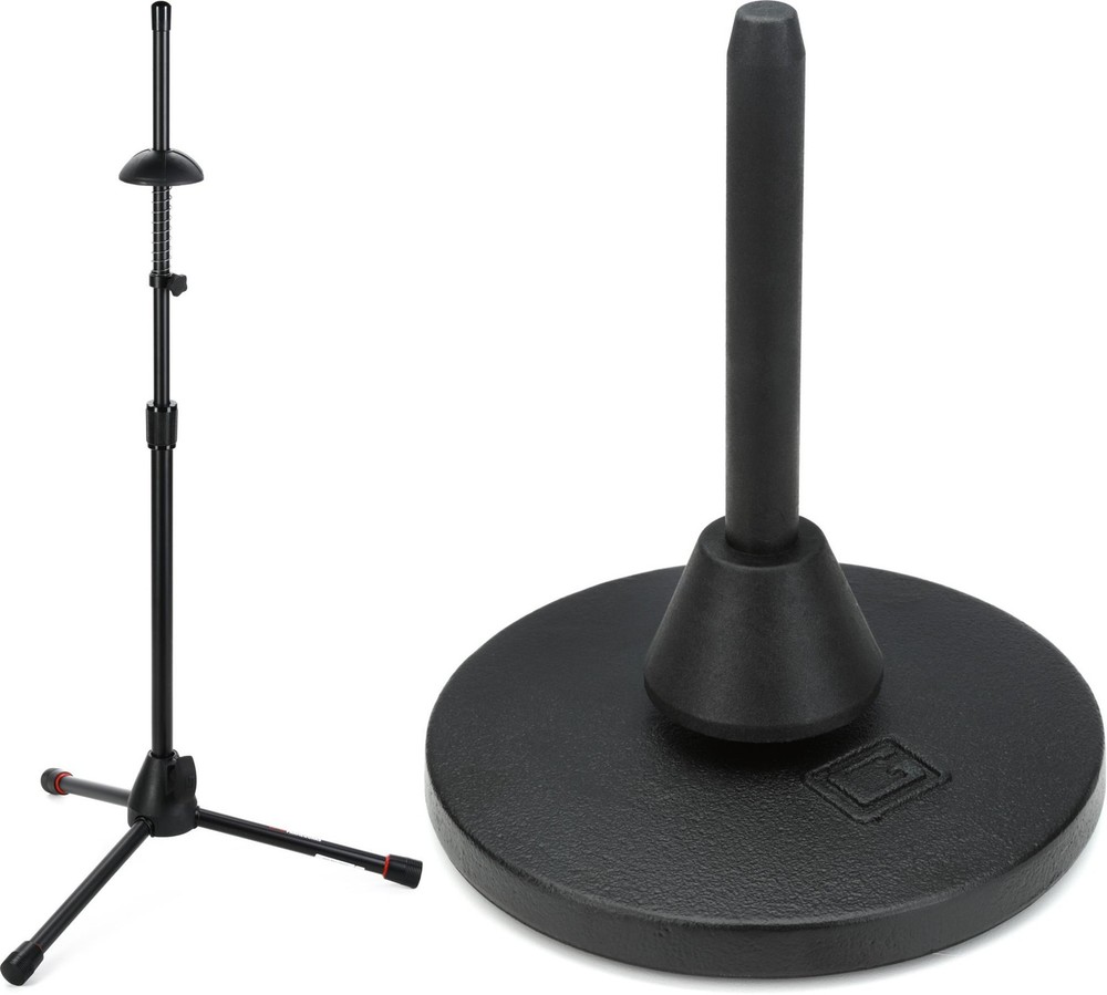 Gator Tripod Stand for Trombone + Gator GFW-BNO-CLRFLU Value Bundle