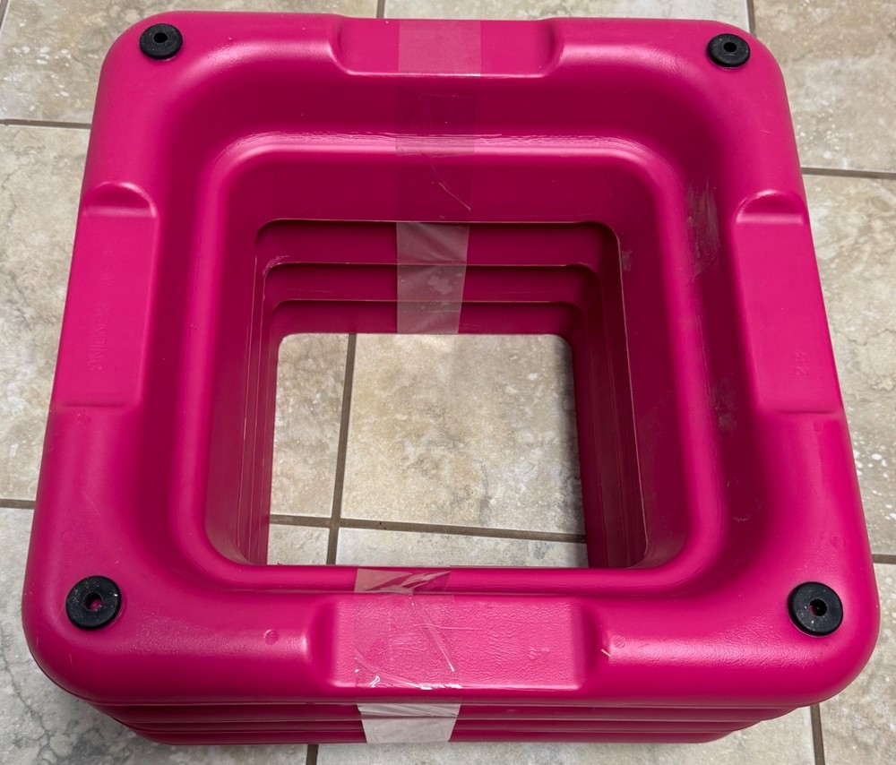 4 Pink Square Risers for The Step Aerobic Original Circuit Platform