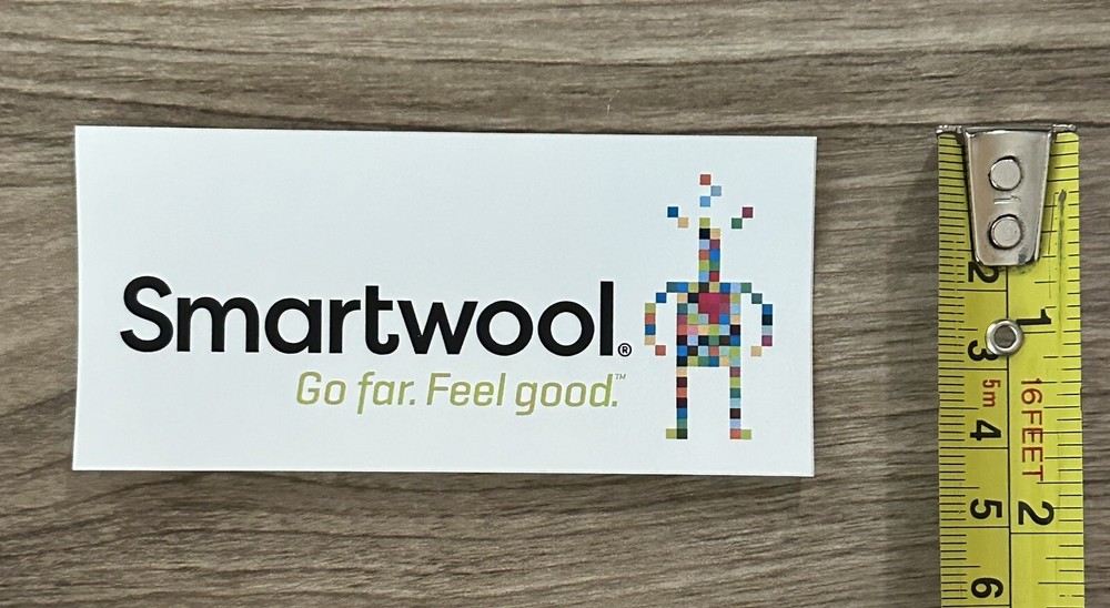 Authentic Smartwool Sticker Decal Go Far Feel Good Socks