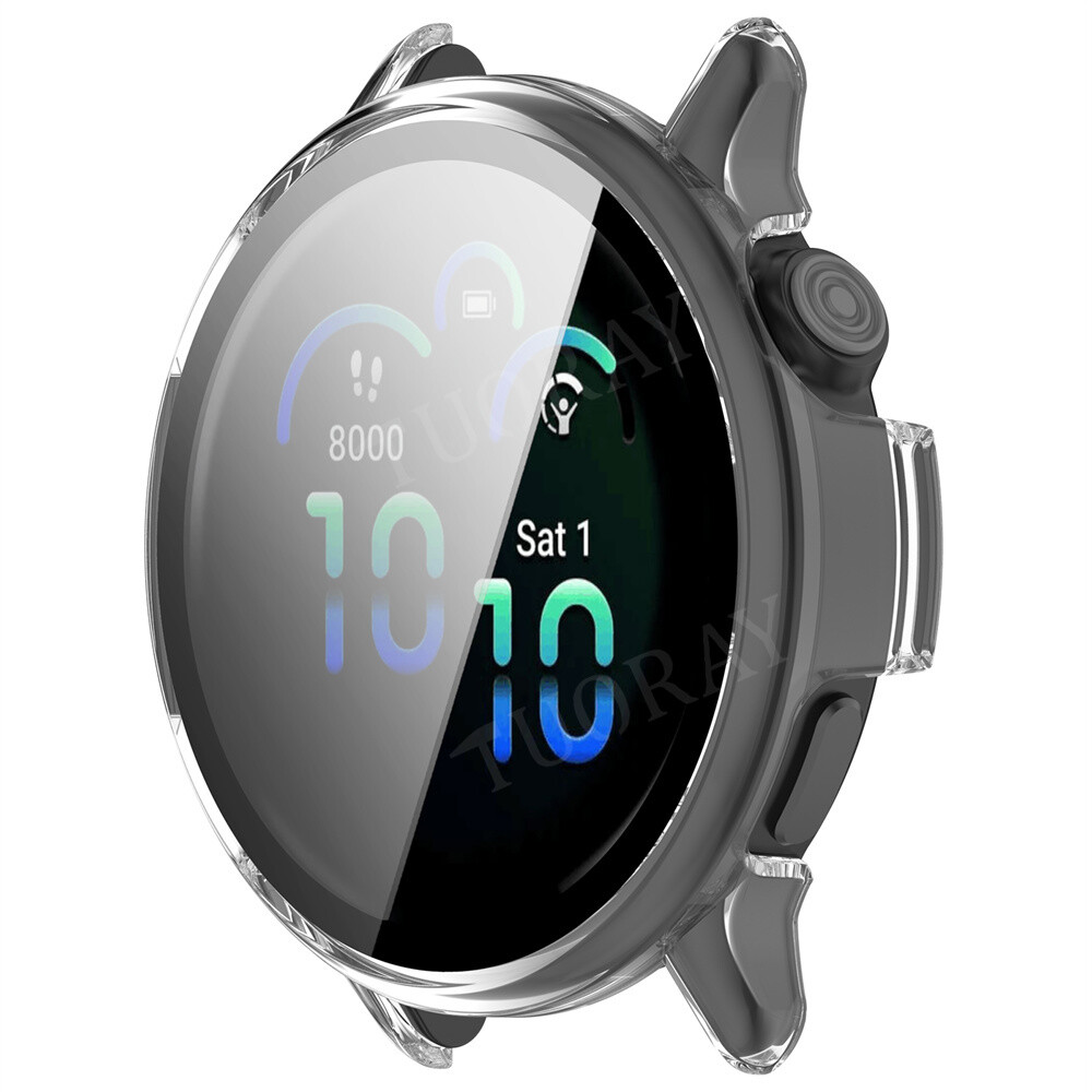 TPU/PC Protector Case For Garmin Vivoactive 6 Smartwatch Screen Protective Cover