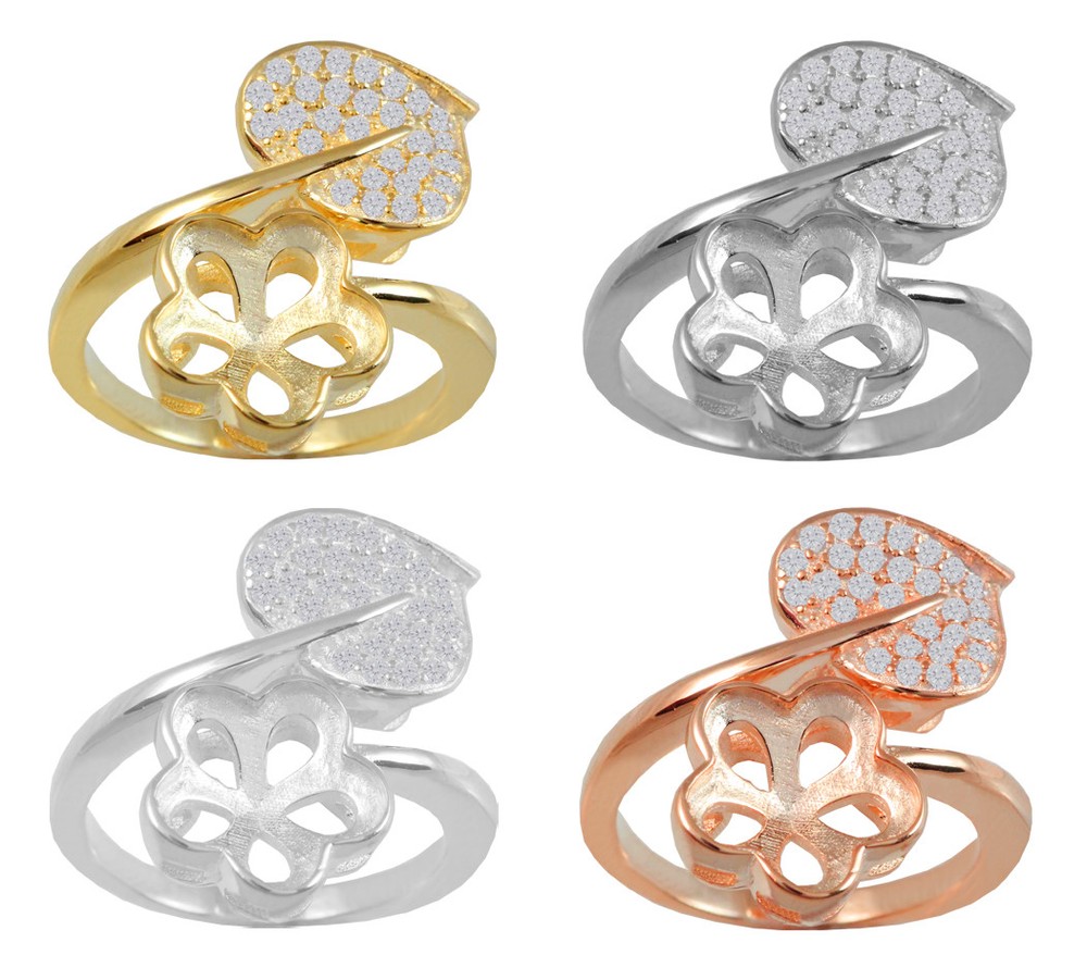 Sterling Silver Adjustable Ring Base for Gluing 4744 10mm Crystal * All Platings