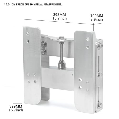 4" Adjustable Jack Plate Manual Transom Set Back Jack Plate for Maximum 225hp