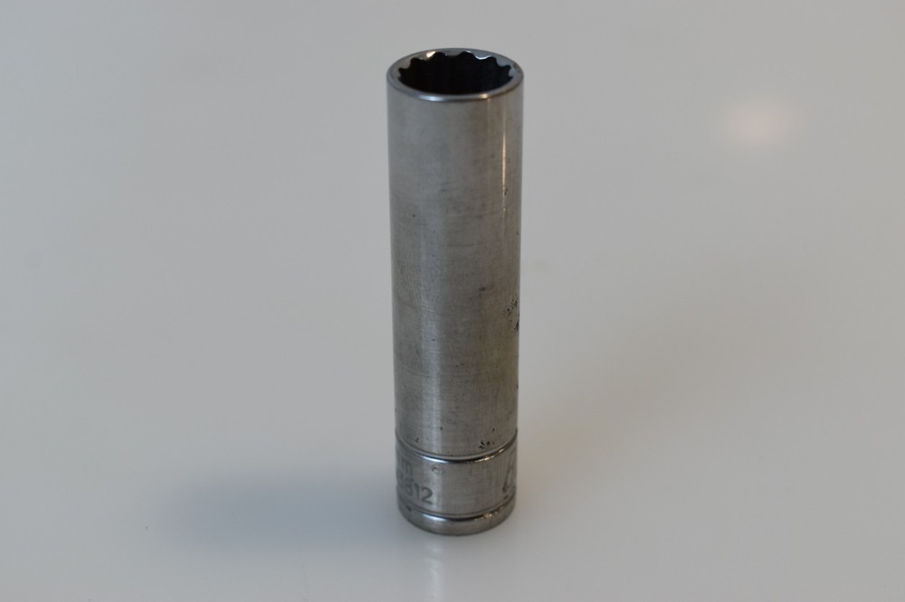 Blue Point Tools BLPLM3812 12mm Metric Deep Socket 3/8" Drive 12 Point Chrome