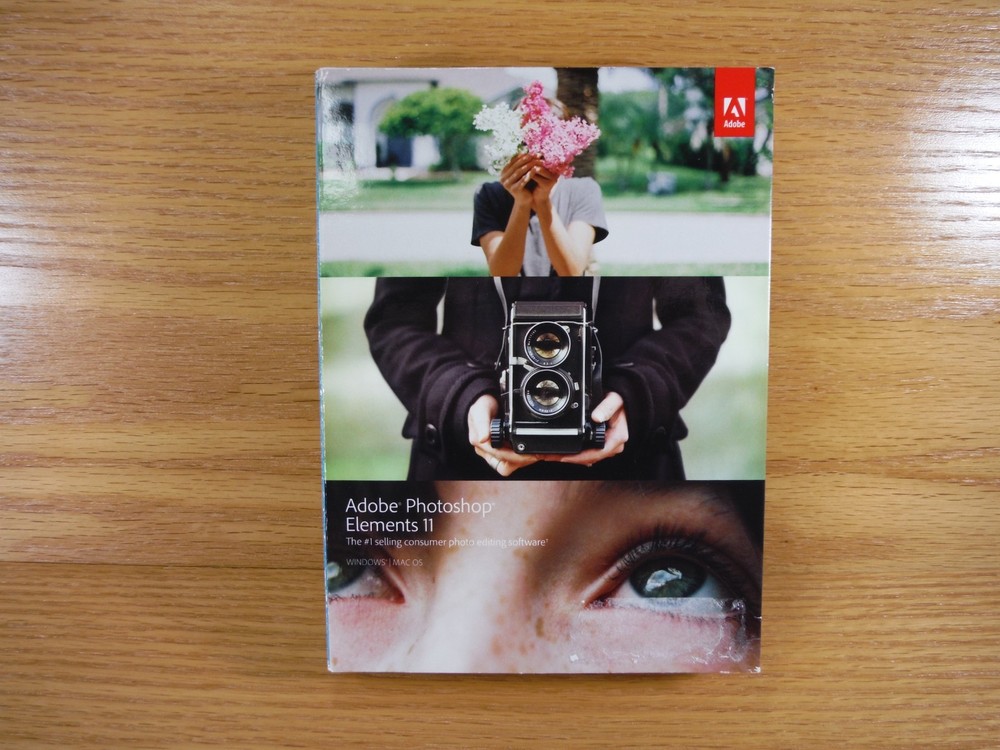 Adobe Photoshop Elements 11 for WIN & MAC  *WILL NOT WORK FOR WIN 10 or 11.