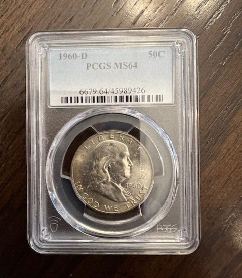 1960-D | Franklin Silver Half Dollar | PCGS MS64 | Collection 4002