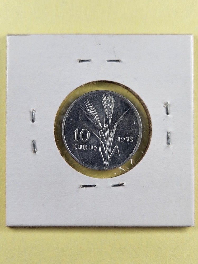 COINS - TURKEY - 10 KURUS 1975