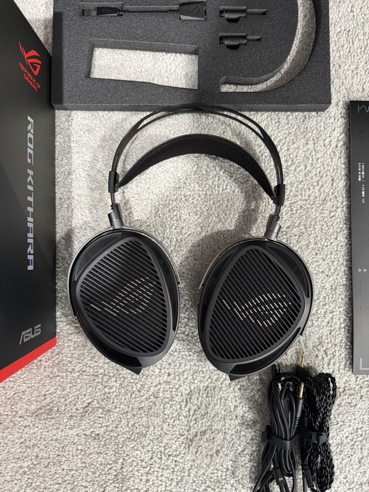 ASUS ROG Kithara Wired Audiophile Open-Back Gaming Headset-Excellent condition!