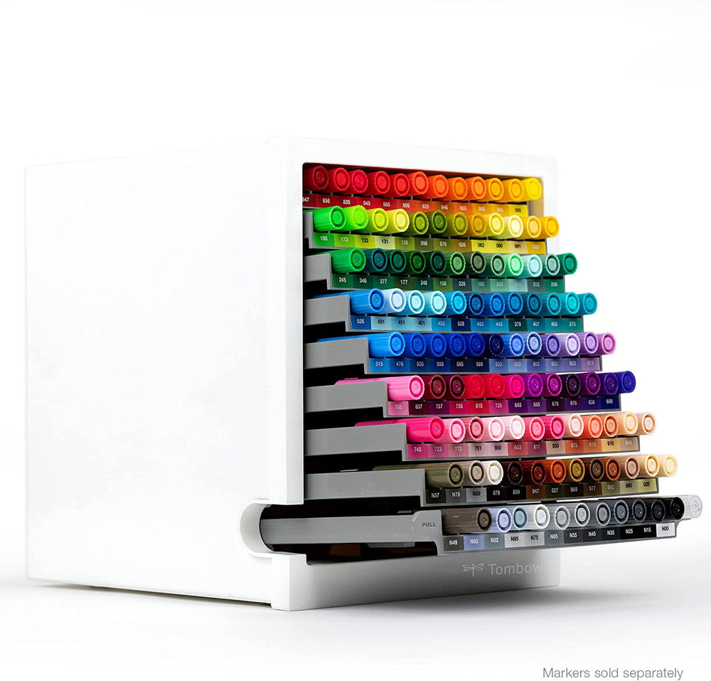 56840 Marker Desktop Organizer , White