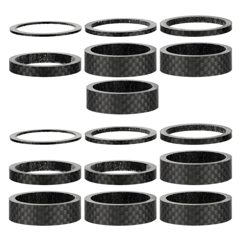 7/9Pcs Light Weight Bike Stem Headset Washer Bicycles Front Fork Stem Spacers