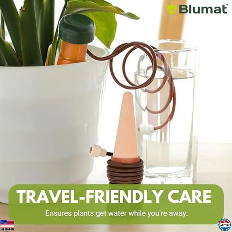 Blumat Classic XL Self-Watering Plant Stakes | 2-Pack Automatic Drip Inserts