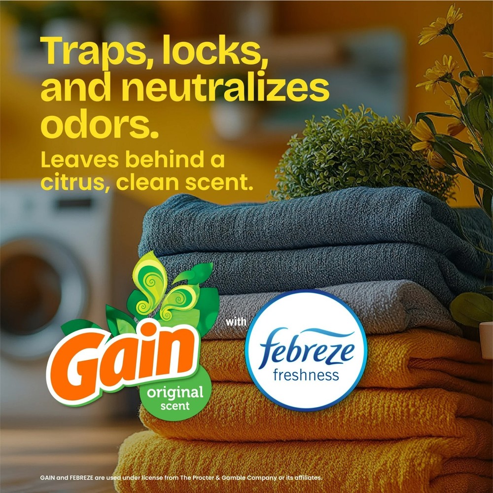 Glad ForceFlex Tall Kitchen Drawstring Trash Bags, 13 Gallon, Gain Original with
