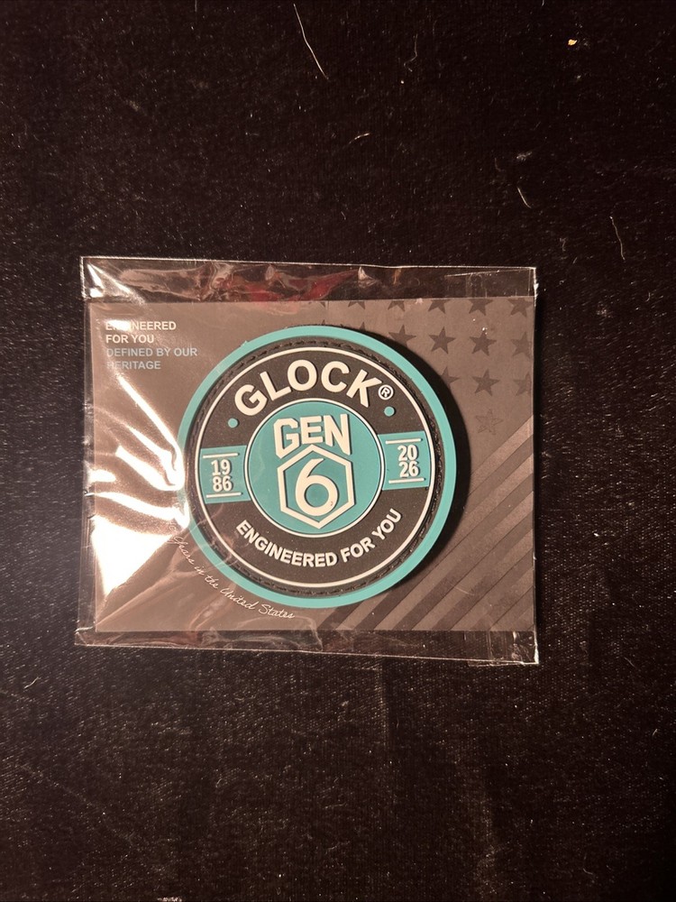NRA Convention 2026 Houston Glock Gen 6 Engineered For You Hook & Loop Patch