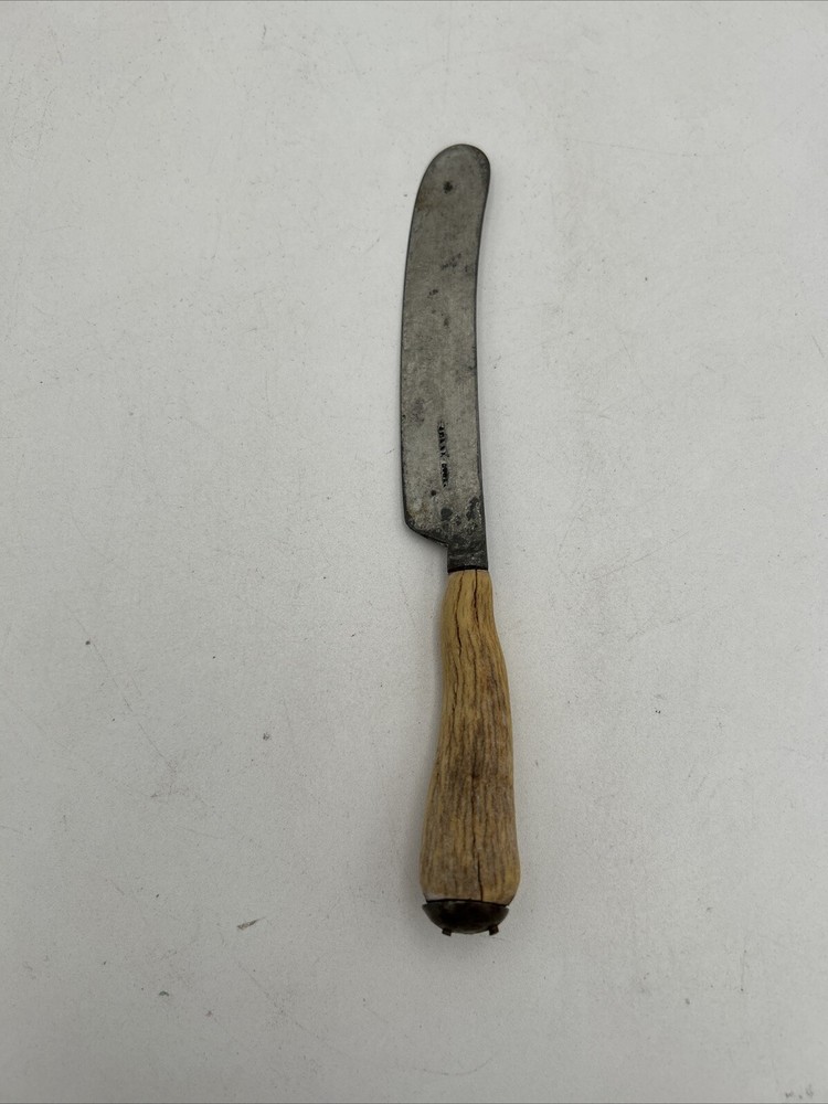 Antique Bone Handle Kitchen Knife Cutlery 8”