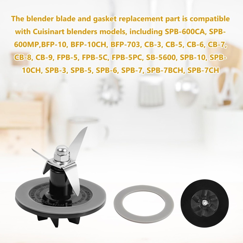 Replacement Parts Blender Blade Assembly with 2 Pieces Blade,