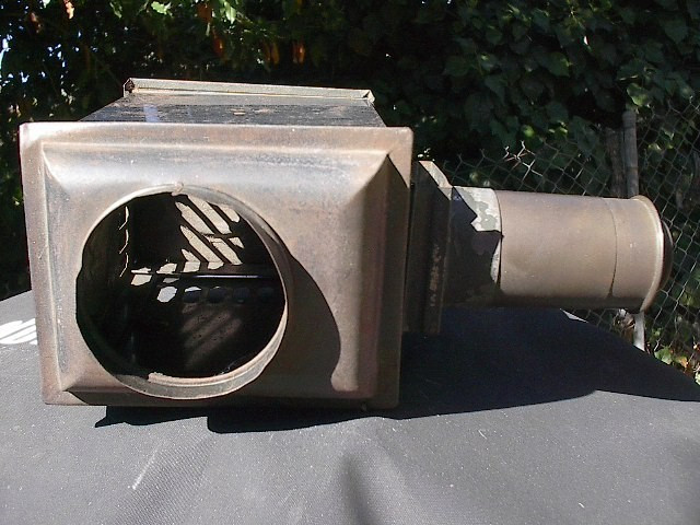 Antique Magic Lantern Slide Projector.