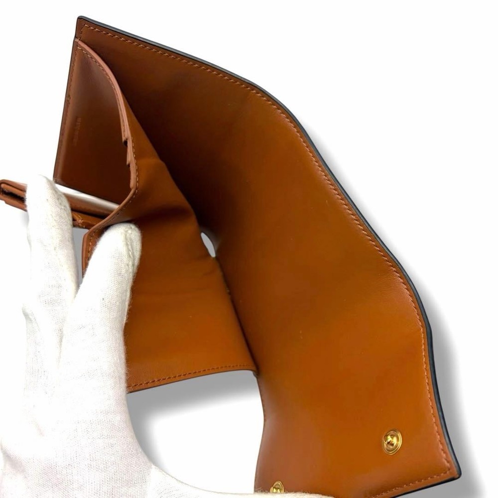 CELINE Small Tri Fold Wallet Triomphe Foldable Wallet From Japan