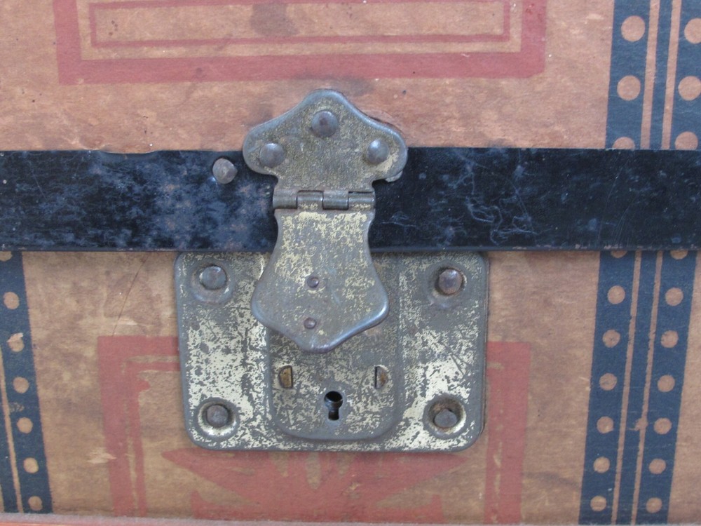 Antique Dome Top Doll Trunk c. 1880