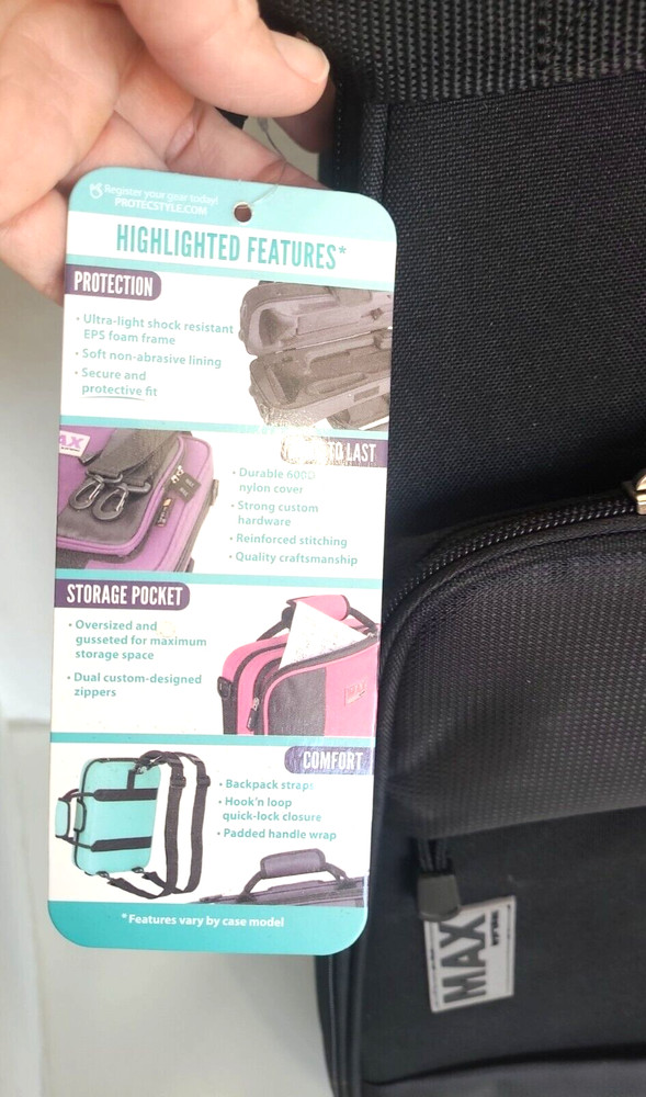 Protec MAX Violin Case 3/4 Size ~ NWT! ~ Black