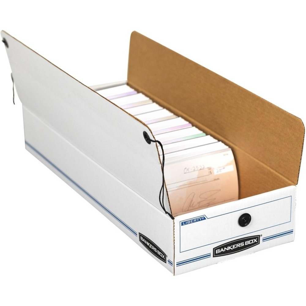 Bankers Box LIBERTY Check and Form Boxes, Standard Set-Up, String and Button, 9