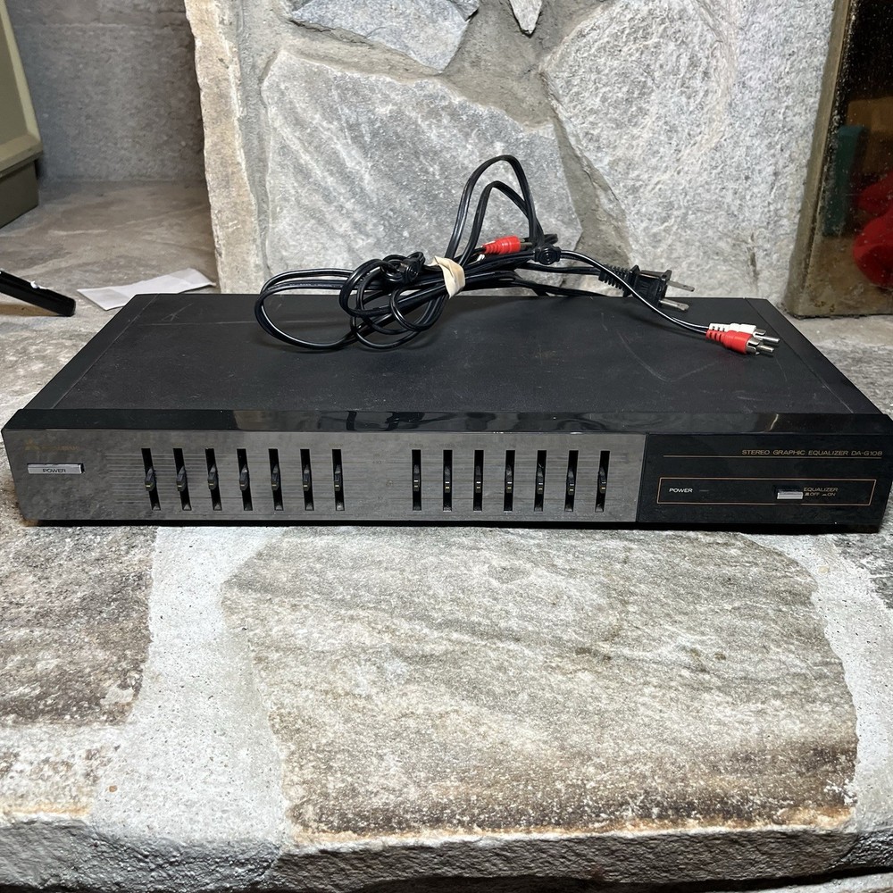 MITSUBISHI DA-G108 7-Band Stereo Graphic Equalizer Working Condition