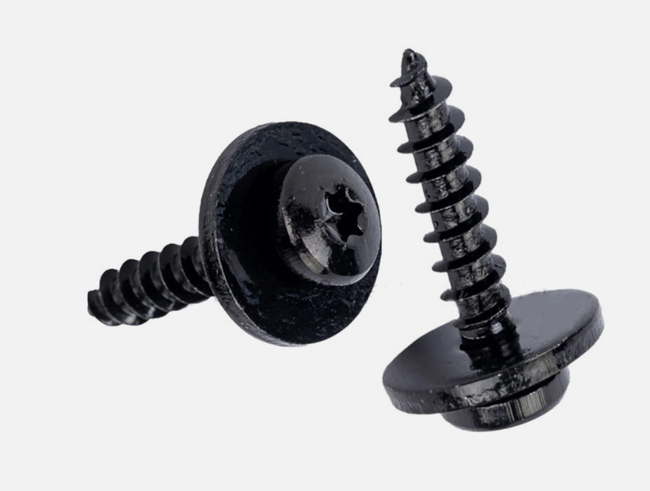 Renault Self Tapping Trim Panel Fixing Screw M5 T20 28mm Length & Washer - 15 pc