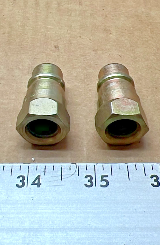 LOT OF 2 Tomco Hydraulic Quick Connect Coupling