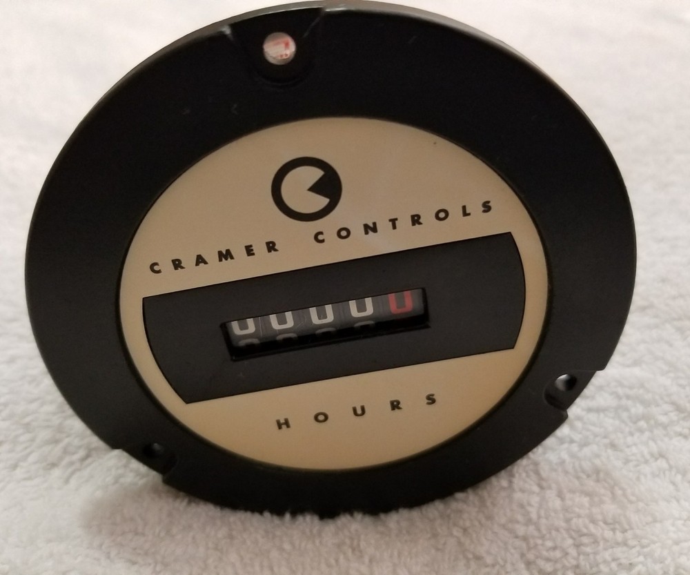 Cramer Controls Hours 632E-A08-S Elapsed Time Hour Meter Panel Mount 115V (New)