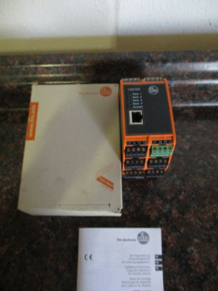 IFM EFECTOR 800 Vibration Diagnostic Sensor Controller VSE100 FREE SHIPPING