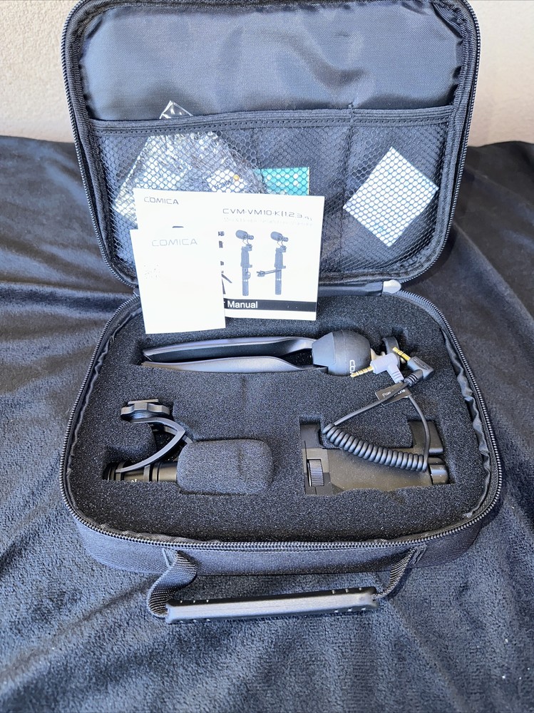 CoMica On-Camera Directional Mic w/ Phone Holder