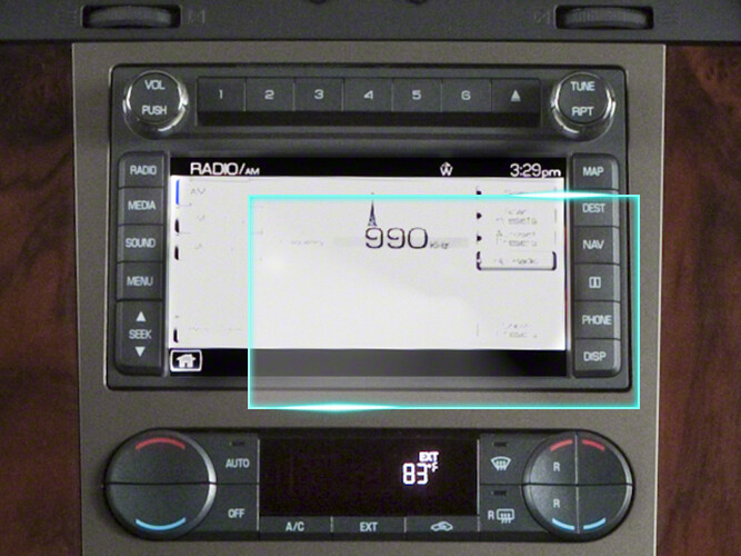 Crystal Clear Screen Protector for 2013 Lincoln Navigator Vehicle Navigation