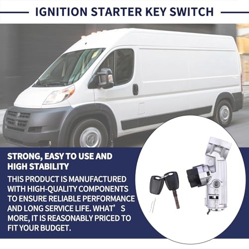 Ignition Starter Switch Cylinder Housing Assembly with 2 Keys 8XL669WERA