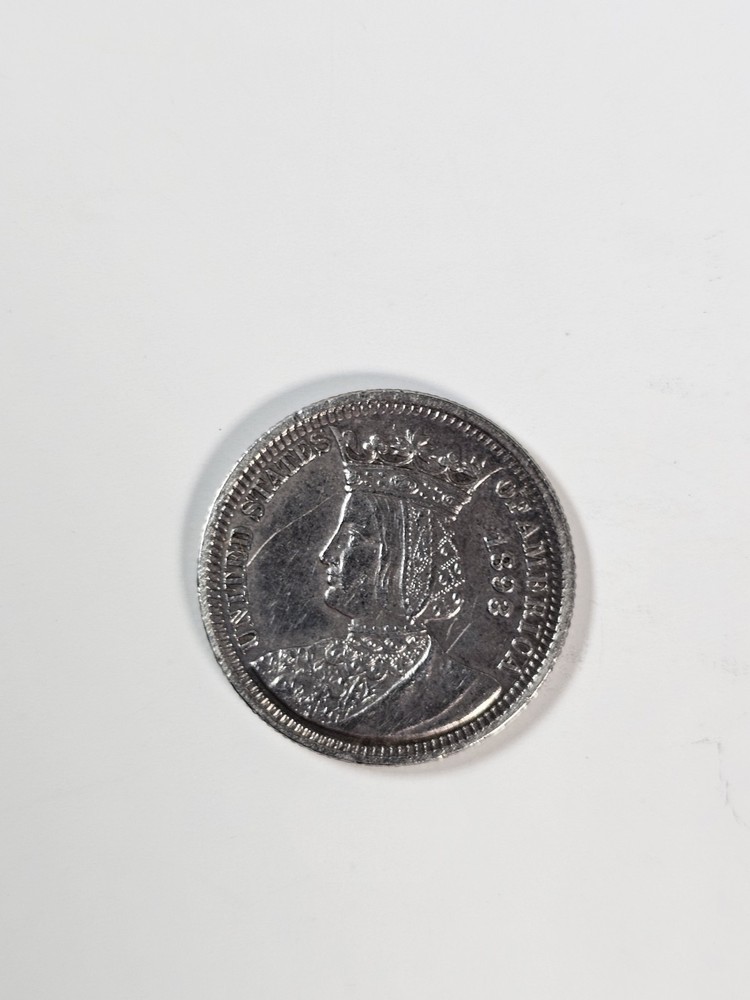1893 ISABELLA Commemorative QUARTER Good Condition