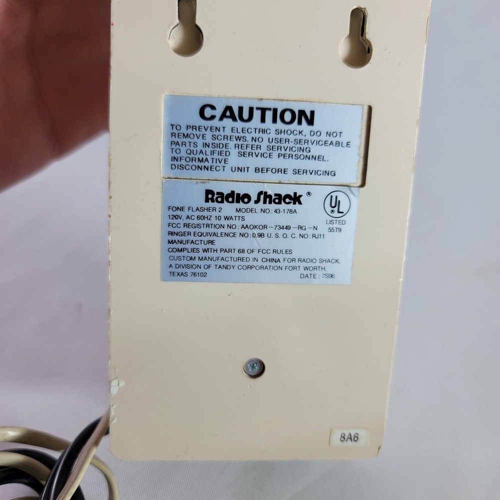 RADIO SHACK FONE FLASHER 2 43-178B