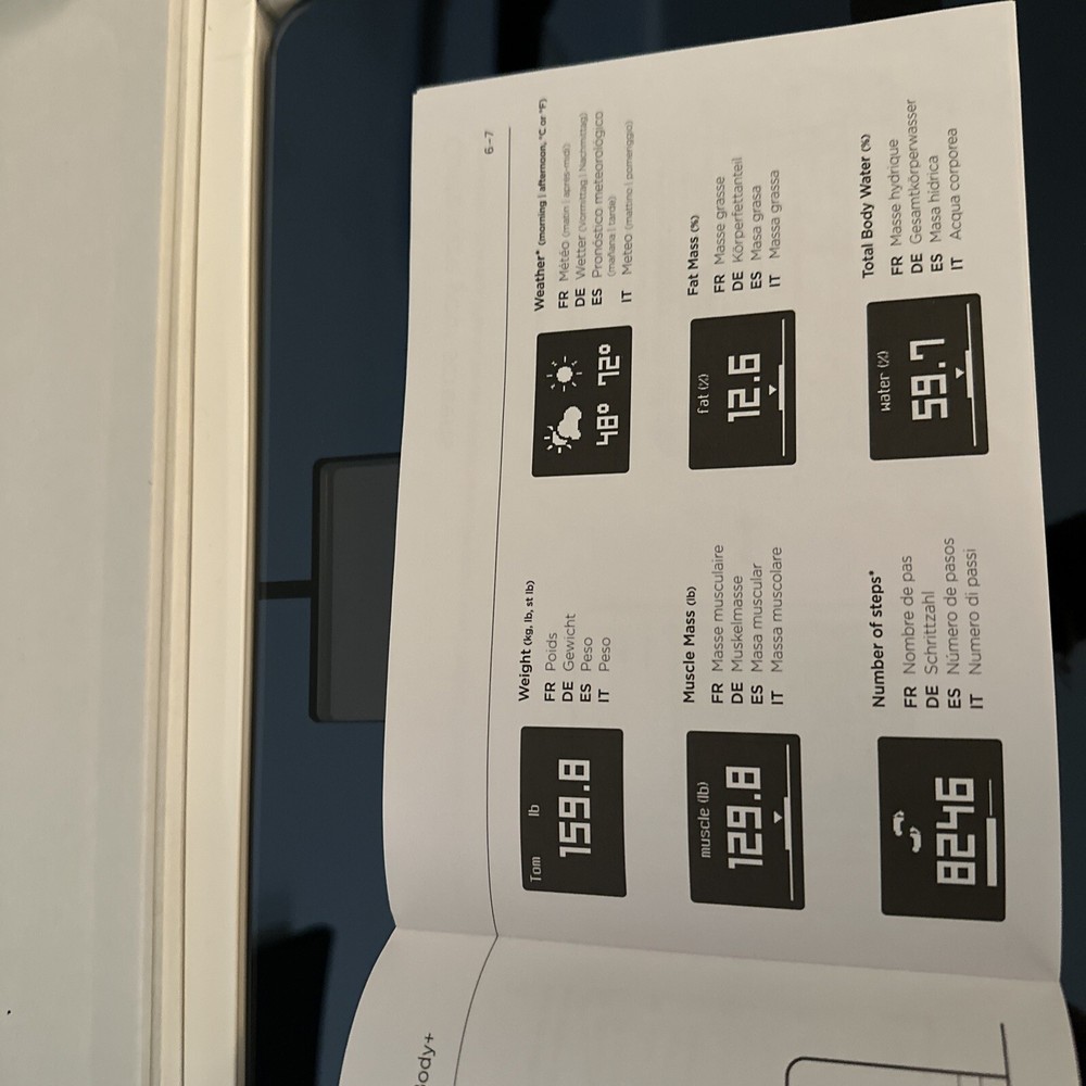 Withings body+ Smart Body Composition Wi-Fi Digital Scale