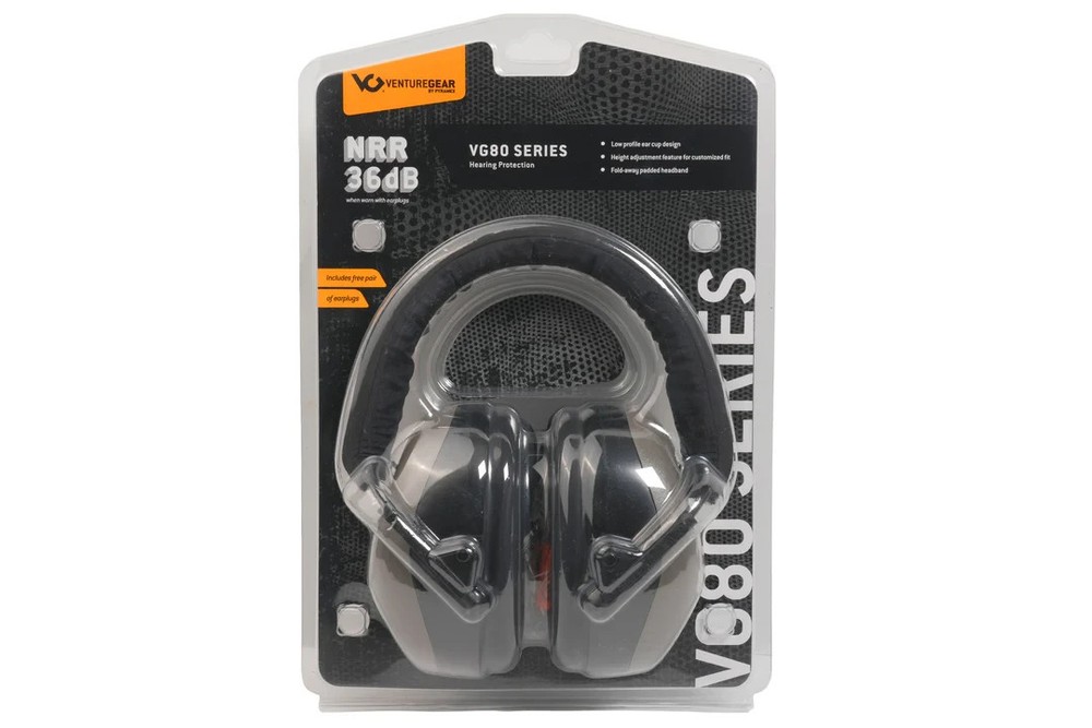 VG80 Series - Passive GREY- LOW PROFILE SHOOTING – HEARING PROTECTION